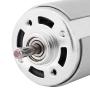 775 DC Motor 12V 775 High Power Electric Motor Brushless High Torque Gearbox Motors 5mm Shaft Micro Replacement Motor Cylindrical (13000-15000RPM)