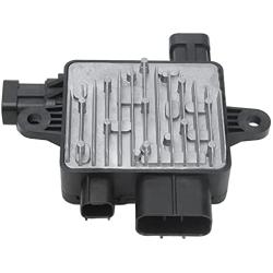 Qiilu Fan Control Module Engine Cooling Fan Controller Module Car Engine Radiator Fans ABS Alloy 25385‑4D900 Replacement for Kia Sedona 2006‑2014