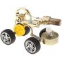 Teerwere Stirling Engine Motor Retro Metal Stirling Car Engine Motor Kit Science Technology Toy Props Gifts (Color : Gold, Size : One Size)