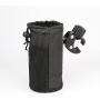 SINGARO Motorcycle Cup Holder Holder with Alligator Clip Handle Cup Holder, Oxford Fabric with Mesh Bag Bicycle Accessories for ATV, Scooter, Wheelcha