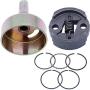 9T Clutch Drum Pinion Gear 35mm Piston Rings Kit for Honda GX25 25cc 4-Cycle Engine Motor Trimmer Strimmer Parts