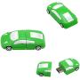 Green Car USB Drive - Green Car Flash Drive for Boys and Girls - Trendy Flash Drive - Back to School Gifts for Kids (Green Car)