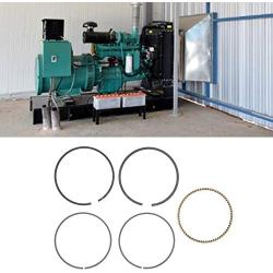 2 Set Piston Rings Fit for 168F/5.5 6.5 Cylinder Piston Gasoline Engine Motor Generator Piston Ring Replacement
