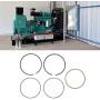 2 Set Piston Rings Fit for 168F/5.5 6.5 Cylinder Piston Gasoline Engine Motor Generator Piston Ring Replacement