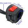 LMoDri Motorcycle Handle Bar Left Right Switches Horn Turn Signal Headlight Fog Light Electric Start Handlebar Controller Switch