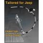 A-Premium Power Window Regulator with Motor Compatible with Jeep Cherokee XJ 1997-2001 Front Passenger Side