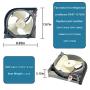 New Upgraded DA97-15765A, DA97-15765C Refrigerator Condenser Fan Motor Assembly Compatible with Samsung Refrigerators Replaces DA97-12842A, DA31-00340A,PS11733650, AP6001015-2 Years Warranty