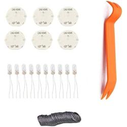 Dr.Roc Instrument Cluster Gauge Stepper Motor Repair Kit X27 168 ( 6 Motors,10 Backlight Bulbs,1 Remove Tool,Flux Rosin Core Solder )