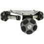 2021 SZDoit Premium Omni Wheel Metal Robot Car Chassis for Arduino / Raspberry pi, ROS Robot Platform with 3 DC High Torque Encoder Motor and 58mm Omnidirectional Wheel, DIY RC Toy Kit