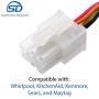 Supplying Demand W10184813 1489085 Refrigerator Door Ice Dispenser Motor Replacement with Plug