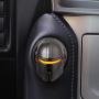 CARCC Car Engine Start Stop Button Cover, Push Ignition Start Button Ring Car Interior Protective Switch Button Cover Universal Anti Scratch Decorative Stickers (Mando-Black)