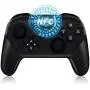 Contrôleur sans fil Nintendo Switch de Singland avec fonction NFC, Manette Switch avec moteur de vibration et capteur gyroscopique 6-axes et fonction Turbo, Joystick sans fil pour Nintendo Switch et PC (Noir) Contrôleur sans fil Nintendo Switch de Singland avec fonction NFC, Manette Switch avec moteur de vibration et capteur gyroscopique 6-axes et fonction Turbo, Joystick sans fil pour Nintendo Switch et PC (Noir)