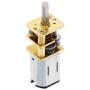 Fielect DC 6V 18RPM Mini Metal Gearwheel Micro Speed Reduction Motor Mini Gear Box Motor N20