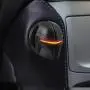 Mando The Mandalorian Star Wars Push to Start Button Cover, Car Ignition Button Cover, Car Start and Stop Button Decoration Ring, Anti Scratch Car Button Decoration Ring (Black)