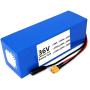 Jieoto 36V 18AH E-Bike Battery Electric Bike Lithium Battery Pack with Charger for Electric Bike Scooter Moped Go-Kart Tricycle Golf Cart 500W 350W 250W 200W Motor