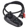 Joystick Controller, Professional Electric Wheel Chair Joystick Controller Electric Mobility Wheelchairs Accessory Brushed 4P Controller with Brake EABS Parking Function-0‑50A 24V DC Motors