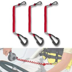 8M0092849 Engine Cutoff Switch Boat Kill Switch Set Ecos Stop Kill Kill Cord Lanyard Safety Tether Lanyard for Boat for Mercury Mercruiser Outboard Motor 3pcs Universal 36inch
