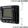 HRB RC Cellmeter 7 Digital Battery Capacity Checker Lipo Battery Checker Controller Lipo Tester Voltage Tester for LiPo Life Li-ion NiMH Nicd Cell Meter Battery Checker Tester for Household Batteries