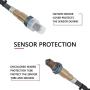 LSU 4.9 5-Wire Lambda WideBand O2 Oxygen Sensor 17025 Fit for AEM 30-4110 30-0300 30-0310 - X Series AFR Inline Controller - UEGO Air Fuel Ratio Wideband