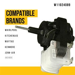W11024089 Refrigerator Evaporator Fan Motor - Replaces AP6039916, 13062901, WP13062901, 4461475, PS11773024, W10199049, W10904013