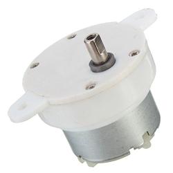 12V DC High Torque Motor for Display Stand Electric Motor Gearbox 3 RPM 4mm Shaft Diameter Small Size Slow Speed Low Noise Reversible Easy Installation