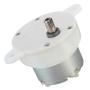 12V DC High Torque Motor for Display Stand Electric Motor Gearbox 3 RPM 4mm Shaft Diameter Small Size Slow Speed Low Noise Reversible Easy Installation