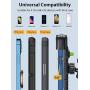 Ultra Stable Phone Holder for Car, [Upgrade Never Fall Off & Wont Break]+ [Never Break] Bike Phone Mount, VICSEED Motorcycle Phone Mount [Full Protection & Super Stable] Bike Phone Holder