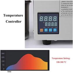 CGOLDENWALL 1500W Commercial Oil Press Machine Oil Extractor Expeller with Intelligent Temperature Controller/Industrial Motor/All Stainless Steel/CE (220V, EU/UK Plug)
