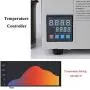 CGOLDENWALL 1500W Commercial Oil Press Machine Oil Extractor Expeller with Intelligent Temperature Controller/Industrial Motor/All Stainless Steel/CE (220V, EU/UK Plug)
