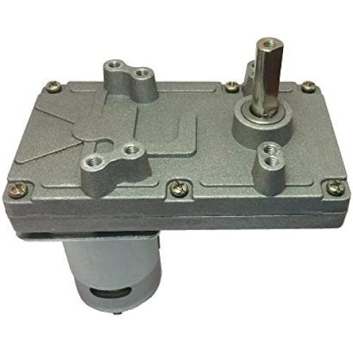 BEMONOC Small Electric Brush Motor 24V 50RPM Reversible Boxing DC Gear Motor for Vending Machine