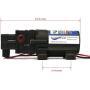 The ROP Shop EVERFLO 12 Volt 1.0 GPM Diaphragm Water Pump 40 psi Lawn Sprayers, Boats, RVs