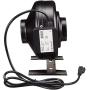 neverest RV-B 4 Inch Inline Fan 176 CFM Industrial Grade Duct Exhaust Fan Combinable with HEPA Filter & Carbon Filter Powerful HVAC Booster Fan / Metal Housing