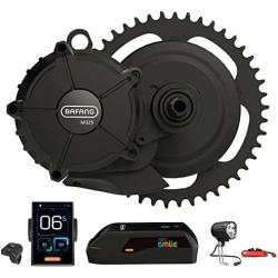 BAFANG M625 M325 Mid Drive Motor : Newest 50.4V 1000W 750W 500W Electric Bike DIY Conversion Kit with 19.6Ah Battery & DPC181 Bluetooth Display, Latest 8FUN Mid Drive Kit for 68mm 100mm Bottom Bracket