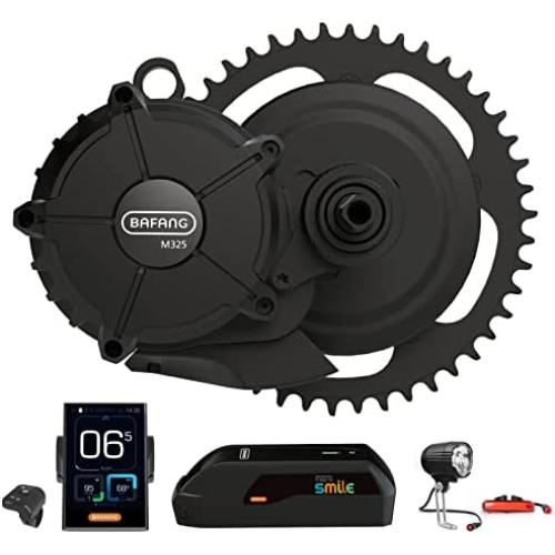 BAFANG M625 M325 Mid Drive Motor : Newest 50.4V 1000W 750W 500W Electric Bike DIY Conversion Kit with 19.6Ah Battery & DPC181 Bluetooth Display, Latest 8FUN Mid Drive Kit for 68mm 100mm Bottom Bracket