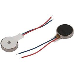 sourcing map Vibration Motor W Wire 4 Pcs DC 3V 10 mm Dia Mobile Phone Coin Flat Vibrating