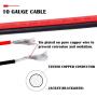 iGreely SAE Extension Cable 10AWG SAE to SAE Quick Disconnect Wire Harness SAE Connector Solar Panel Extension Cable for Trolling Motor Automotive RV Battery Motorcycle Cars Tractor 10 Gauge 1M 3Ft
