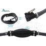 MARINE CITY Boat Heavy Duty Fuel Line Assembly, 8.8FT Nylon Marine Outboard Fuel Line/Hose, 3/8