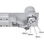 Bemonoc DIY Design DC 12V 85 Rpm Linear Actuator Reciprocating Motor Stroke 12/16/20/25mm
