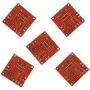 Kiro&Seeu 5PCS L298N Motor Drive Controller Board Module Dual H Bridge DC Stepper Motor Compatible with Ar-duino Electric Projects Smart Car UNO MEGA R3 Mega2560 (298N-MD-5pcs)