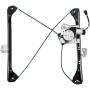 A-Premium Power Window Regulator with Motor Replacement for Oldsmobile Alero Pontiac Grand Am 1999-2005 Front Driver Side 4-Door