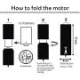 GDNIART Hanging Display Motor Battery Operated 30 RPM Rotating Motor for Wind Spinner Mobile Yard Decor Hanging Ornaments Outdoor Sculptures-Medium Speed