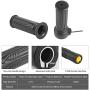 Twist Throttle for Electric Bike and Scooter,Compatible with BBS01 BBS02 BBSHD Ebike Motor,Waterproof Speed Controller Full/Half Throttle Grip