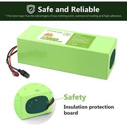 H HAILONG Ebike Battery 48V 20000mAh Ebike Battery/36V 8Ah 12Ah 48V 12Ah Electric Bike Lithium Ion Battery with 2Ah Charger for 350W 450W 750W 500W 800W 1000W Electric Bicycle Motor…