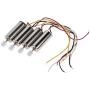 Upgraded Motors for Syma X11 X11C RC Quad Copter Quadrotor Drone Replacement Spare Parts CCW and CW with Gear Toy 4PCS