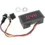 YWBL-WH Motor Governor,Motor Speed Controller CCM5D PWM Speed Controller Digital Display Motor Governor 6V 12V 24V Adjustable Stepless Speed Controller with Gasket +Nut DC 6V-24V 6A