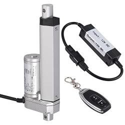 Justech 100mm 4-inch 750N Linear Actuator Motor and Linear Actuator Controller Bundle for Auto Car RV Electric Door Opener Industrial Agricultural Machinery Clean Sweeping Vehicles