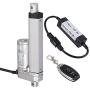 Justech 100mm 4-inch 750N Linear Actuator Motor and Linear Actuator Controller Bundle for Auto Car RV Electric Door Opener Industrial Agricultural Machinery Clean Sweeping Vehicles