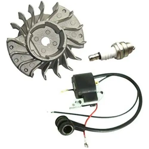 NAVARME Engine Ignition Coil Module Flywheel Spark Plug for STIHL 021 023 025 MS210 MS230 MS250 Chainsaws Engine Motor