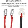 Self Centering Tow Harness for Watersports , Heavy Duty Boat Tow Harness with 2 Permanent Antirust Stainless Steel Rider &24 Feet