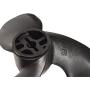 DEDC 3-Vanes Black High Strength Nylon Propeller, High Performance Propeller for Tohatsu Nissan 2.5/3.5HP Mercury Outboard